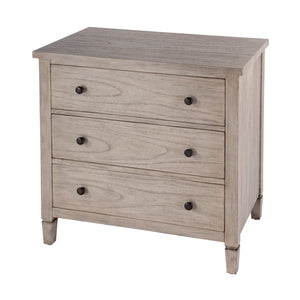 Butler Specialty Flagstaff 3-drawer Dresser With Elegant Desert Sand Finish And Classic Bronze Hardware For Storage Natural Mindi Wood,Mindi Veneer,Mdf 5726449-butler