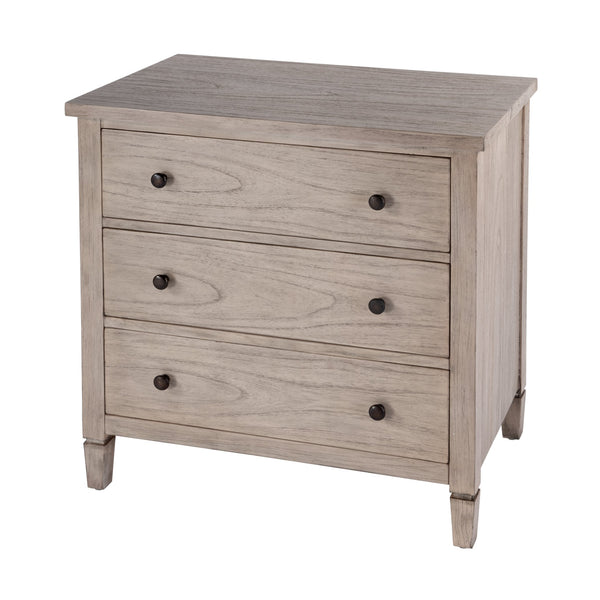 Butler Specialty Flagstaff 3-drawer Dresser With Elegant Desert Sand Finish And Classic Bronze Hardware For Storage Natural Mindi Wood,Mindi Veneer,Mdf 5726449-butler