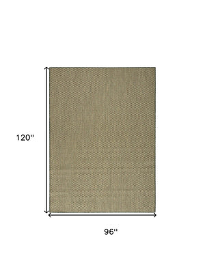 HomeRoots 8' Geometric Green Area Rug - Stylish Indoor/Outdoor Design, Durable, Fade-Resistant & Easy Care! 572668