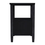 Flagstaff Cane 1 Drawer Nightstand 5727432 Black Butler Specialty