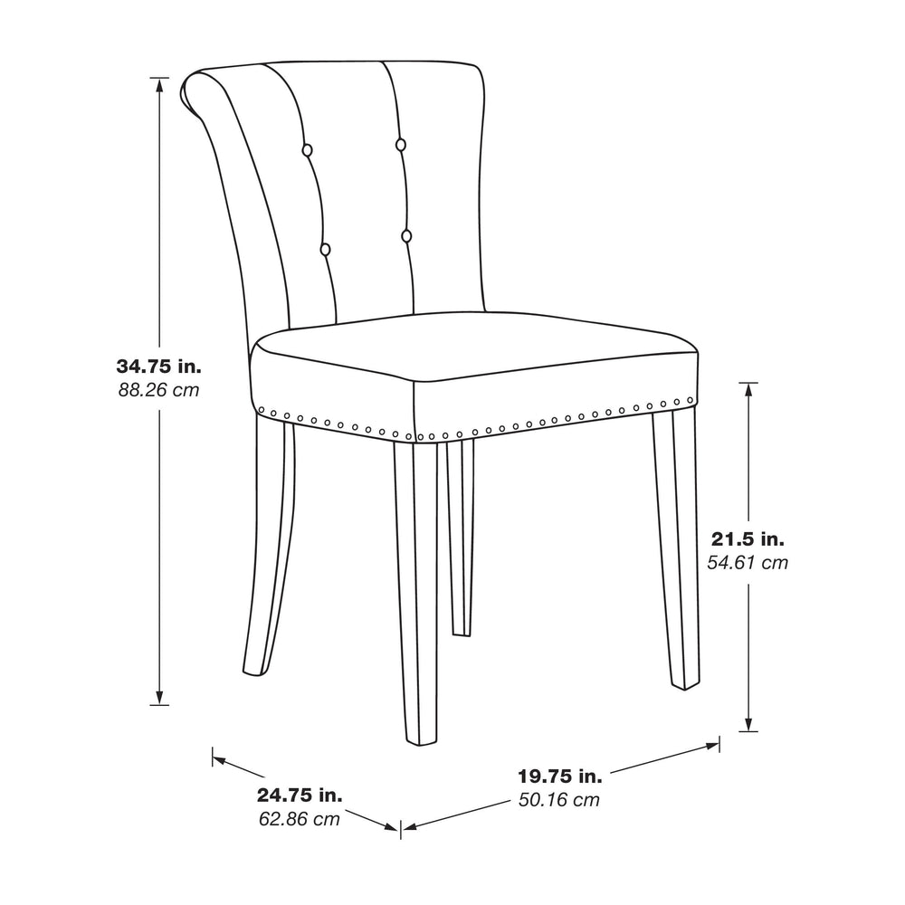OSP Home Furnishings Kendal Chair Smoke
