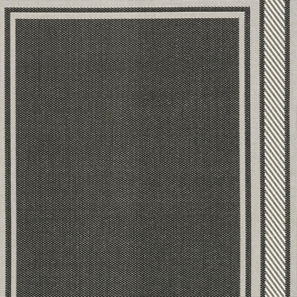 HomeRoots 6' X 9' Black Geometric Area Rug – Stylish Indoor & Outdoor Design for Modern Spaces, Easy Care! 572869