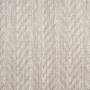 HomeRoots 6' Versatile Gray Geometric Area Rug for Indoor & Outdoor Use – Durable, Stylish, Easy to Clean! 572885