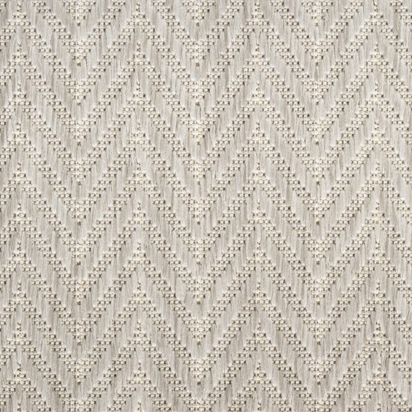 HomeRoots 6' Versatile Gray Geometric Area Rug for Indoor & Outdoor Use – Durable, Stylish, Easy to Clean! 572885