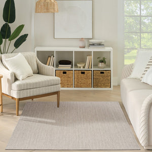 HomeRoots 6' Versatile Gray Geometric Area Rug for Indoor & Outdoor Use – Durable, Stylish, Easy to Clean! 572885