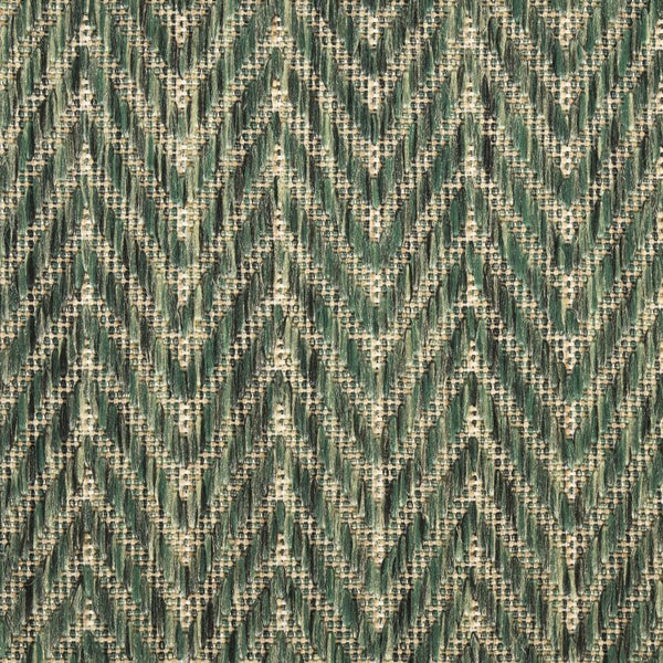 HomeRoots 6' Green Geometric Area Rug - Stylish Indoor/Outdoor Decor, Durable, Easy to Clean, Modern Design! 572886