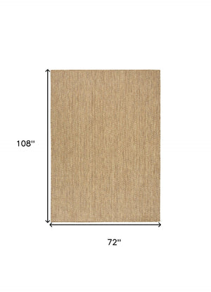 HomeRoots 6' Geometric Indoor Outdoor Area Rug - Stylish, Durable & Low-Maintenance for Any Space! 572887