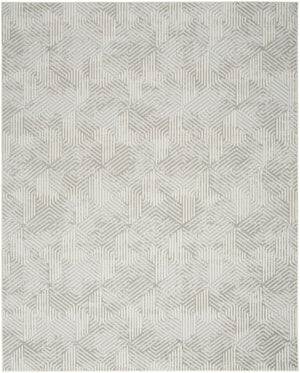 7 X 10 Polypropylene Geometric Area Rug Low Pile Modern Living Room Floor Accent