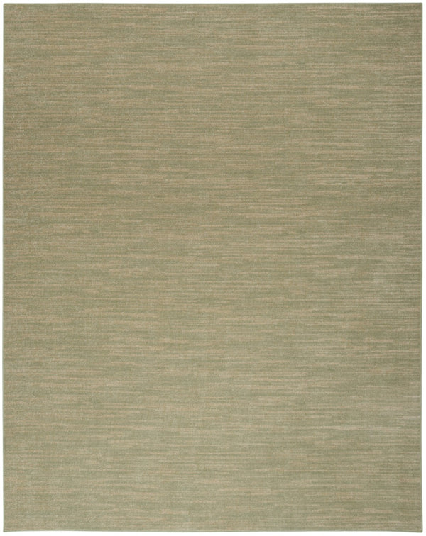 HomeRoots 6' x 9' Green and Gold Abstract Area Rug - Durable Indoor/Outdoor Design for Stylish Spaces 572900