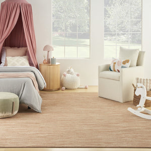 HomeRoots 6' X 9' Rust Abstract Area Rug - Stylish Indoor/Outdoor Design, Durable, Easy to Clean, Modern Flair 572902