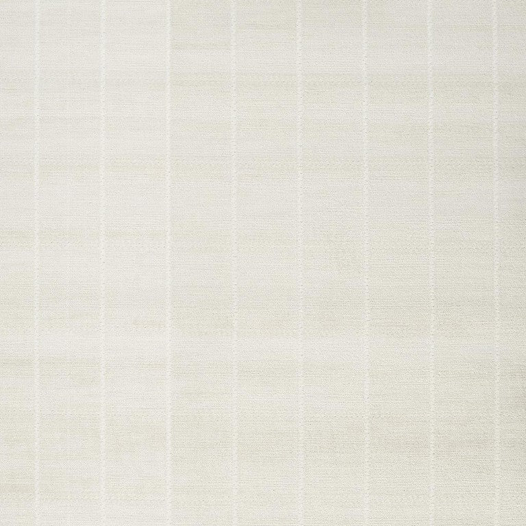 6 X 9 Ivory Geometric Area Rug Plush Synthetic Pile for Modern Living Spaces