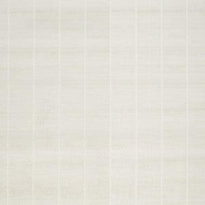 6 X 9 Ivory Geometric Area Rug Plush Synthetic Pile for Modern Living Spaces