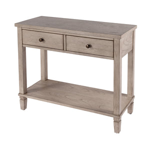 Butler Specialty Flagstaff Rectangular Wood Console Table With 2 Drawers And Open Shelf For Elegant Living Spaces Natural Mdf,Mindi Wood,Mindi Veneer 5729449-butler