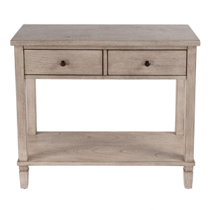 Butler Specialty Flagstaff Rectangular Wood Console Table With 2 Drawers And Open Shelf For Elegant Living Spaces Natural Mdf,Mindi Wood,Mindi Veneer 5729449-butler