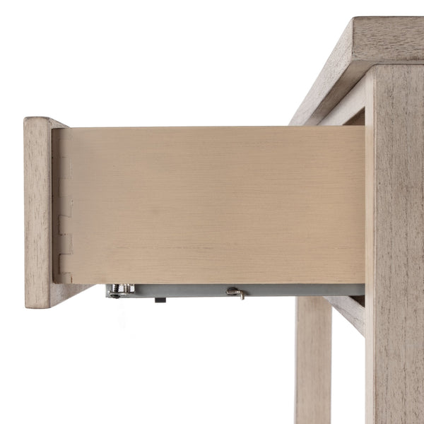 Butler Specialty Flagstaff Rectangular Wood Console Table With 2 Drawers And Open Shelf For Elegant Living Spaces Natural Mdf,Mindi Wood,Mindi Veneer 5729449-butler