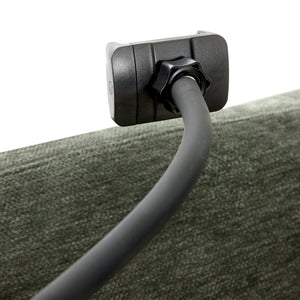 English Elm Modern Modular Sectional Sofa With Usb Ports, Movable Ottoman, And Pillows – Perfect For Living Rooms! N719S002050F