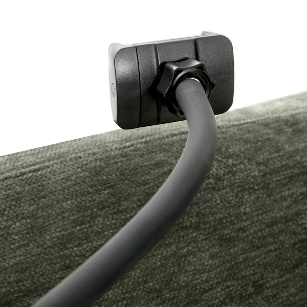 English Elm Modern Modular Sectional Sofa With Usb Ports, Movable Ottoman, And Pillows – Perfect For Living Rooms! N719S002050F