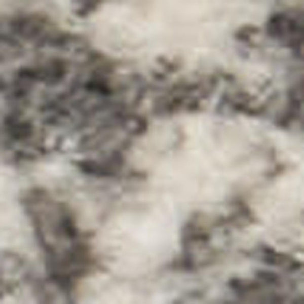 6 X 9 Ivory Abstract Polypropylene Area Rug for Living Room Low Pile Modern