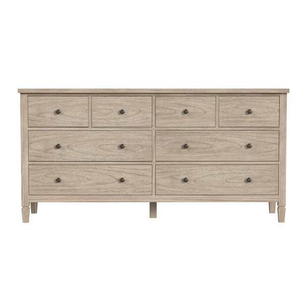 Butler Specialty Flagstaff 3-drawer Dresser With Elegant Desert Sand Finish And Classic Bronze Hardware For Storage Natural Mindi Wood,Mindi Veneer,Mdf 5730449-butler