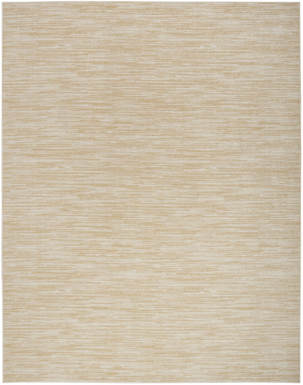 HomeRoots 7' Ivory and Gold Abstract Area Rug - Durable Indoor/Outdoor Design for Elegance and Style! 573052