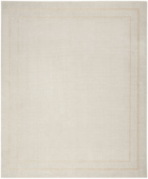 HomeRoots 7' Indoor Outdoor Area Rug in Elegant Ivory and Gold - Durable, Versatile, and Stylish for Any Space 573055