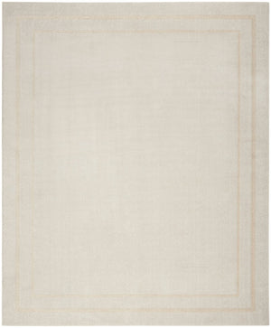HomeRoots 7' Indoor Outdoor Area Rug in Elegant Ivory and Gold - Durable, Versatile, and Stylish for Any Space 573055