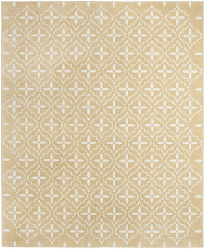 HomeRoots 8' X 10' Beige And Ivory Geometric Area Rug - Stylish, Durable Design for Indoor & Outdoor Spaces 573063