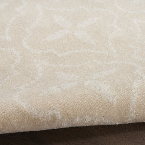 HomeRoots 8' X 10' Beige and Ivory Geometric Indoor-Outdoor Area Rug - Durable, Stylish, Versatile Design for Any Space 573068
