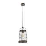 Azaria 9'' Wide 1-Light Mini Pendant - Oil Rubbed Bronze 57310/1 Elk Lighting