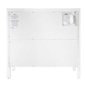 Butler Specialty Nora Elegant Wood 3 Drawer Chest - Timeless Design With Spacious Storage For Your Living Space White Acacia Wood,Acacia Veneer,Mdf,Pine Wood And Antimony Metal Hardware 5731304-butler