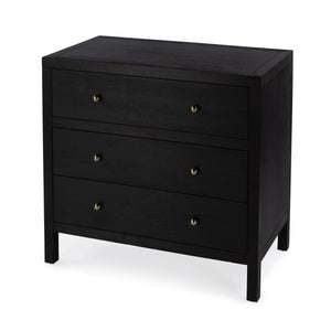 Butler Specialty Nora Elegant Wood 3 Drawer Chest - Timeless Design With Spacious Storage For Your Living Space Coffee Acacia Wood,Acacia Veneer,Mdf,Pine Wood And Antimony Metal Hardware 5731451-butler