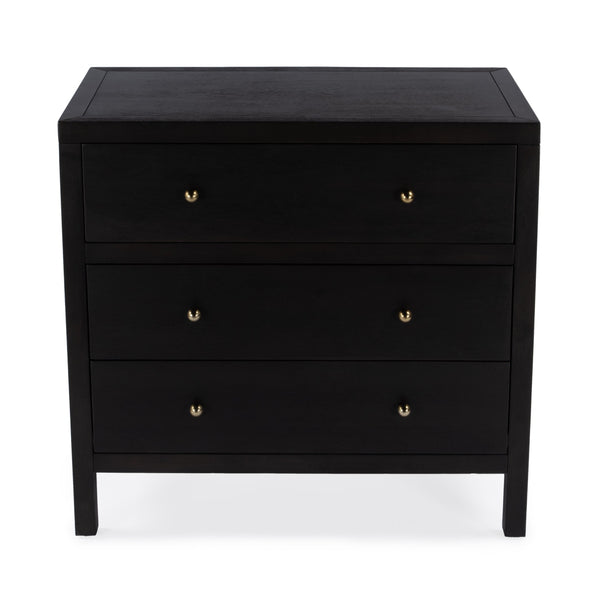 Butler Specialty Nora Elegant Wood 3 Drawer Chest - Timeless Design With Spacious Storage For Your Living Space Coffee Acacia Wood,Acacia Veneer,Mdf,Pine Wood And Antimony Metal Hardware 5731451-butler