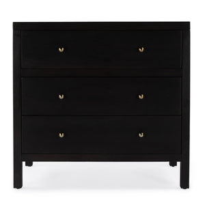 Butler Specialty Nora Elegant Wood 3 Drawer Chest - Timeless Design With Spacious Storage For Your Living Space Coffee Acacia Wood,Acacia Veneer,Mdf,Pine Wood And Antimony Metal Hardware 5731451-butler