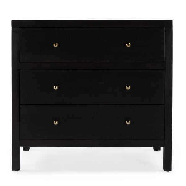 Butler Specialty Nora Elegant Wood 3 Drawer Chest - Timeless Design With Spacious Storage For Your Living Space Coffee Acacia Wood,Acacia Veneer,Mdf,Pine Wood And Antimony Metal Hardware 5731451-butler