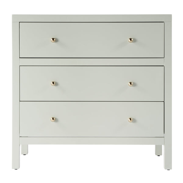 Butler Specialty Nora Elegant Wood 3 Drawer Chest - Timeless Design With Spacious Storage For Your Living Space Green Acacia Wood,Acacia Veneer,Mdf,Pine Wood And Antimony Metal Hardware 5731480-butler