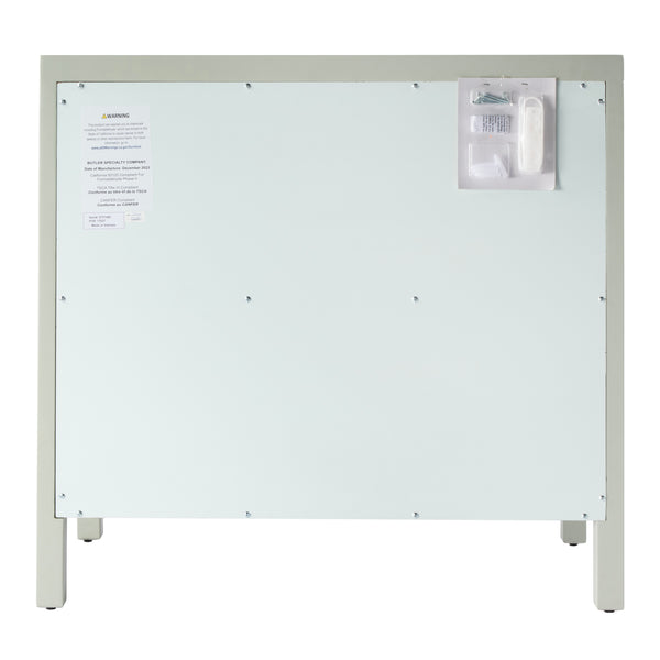 Butler Specialty Nora Elegant Wood 3 Drawer Chest - Timeless Design With Spacious Storage For Your Living Space Green Acacia Wood,Acacia Veneer,Mdf,Pine Wood And Antimony Metal Hardware 5731480-butler