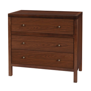 Butler Specialty Nora Elegant Wood 3 Drawer Chest - Timeless Design With Spacious Storage For Your Living Space Brown Acacia Wood,Acacia Veneer,Mdf,Pine Wood And Antimony Metal Hardware 5731489-butler
