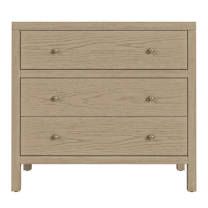 Butler Specialty Nora Elegant Wood 3 Drawer Chest - Timeless Design With Spacious Storage For Your Living Space Light Brown Acacia Wood,Acacia Veneer,Mdf,Pine Wood And Antimony Metal Hardware 5731492-butler