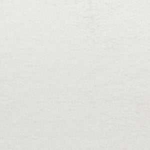 8 X 10 White Plush Polyester Area Rug Non Slip Backing for Living Bedroom