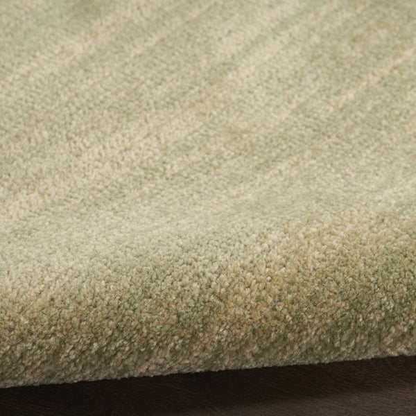 HomeRoots 9' Green and Gold Abstract Area Rug - Stylish Indoor/Outdoor Design, Durable, Easy-Care Comfort 573195