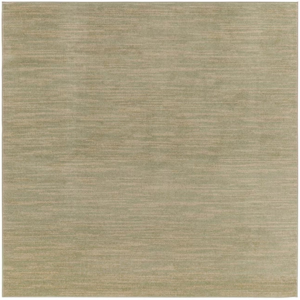 HomeRoots 9' Green and Gold Abstract Area Rug – Modern Geometric Design for Indoor & Outdoor Spaces, Durable & Stylish 573196