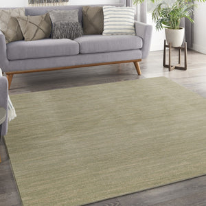 HomeRoots 9' Green and Gold Abstract Area Rug – Modern Geometric Design for Indoor & Outdoor Spaces, Durable & Stylish 573196