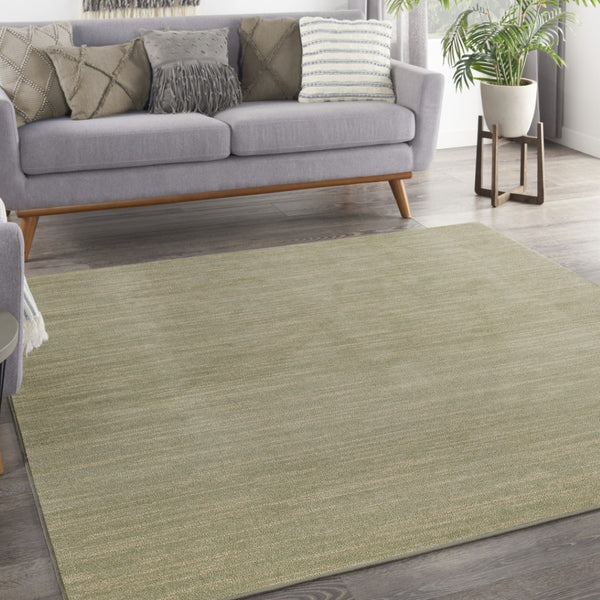 HomeRoots 9' Green and Gold Abstract Area Rug – Modern Geometric Design for Indoor & Outdoor Spaces, Durable & Stylish 573196