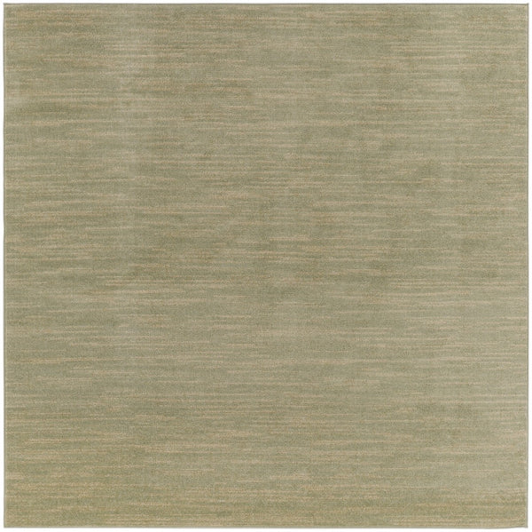 HomeRoots 9' Green and Gold Abstract Area Rug – Modern Geometric Design for Indoor & Outdoor Spaces, Durable & Stylish 573196