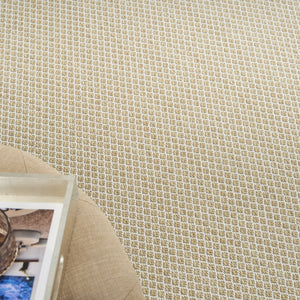 HomeRoots 9' X 12' Natural Geometric Area Rug - Stylish, Durable & Versatile for Indoor/Outdoor Spaces! 573220