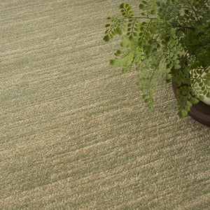 HomeRoots 12' X 15' Green and Gold Abstract Area Rug - Durable, Stylish, Indoor/Outdoor Design for Versatile Spaces 573241