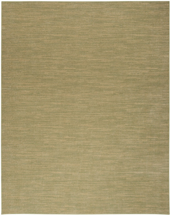 HomeRoots 12' X 15' Green and Gold Abstract Area Rug - Durable, Stylish, Indoor/Outdoor Design for Versatile Spaces 573241
