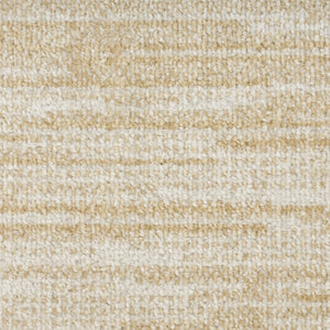 HomeRoots 12' X 15' Elegant Ivory and Gold Abstract Area Rug for Indoor and Outdoor Spaces, Durable & Stylish 573243