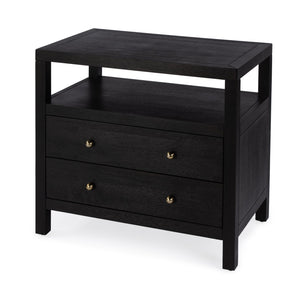 Butler Specialty Nora 28 In. W Rectangular Nightstand With 2 Drawers And Open Shelf For Elegant Storage Solutions Coffee Acacia Solids,Acacia Veneers,Mdf,Pine Solids 5732451-butler