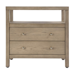 Butler Specialty Nora 28 In. W Rectangular Nightstand With 2 Drawers And Open Shelf For Elegant Storage Solutions Light Brown Acacia Wood,Acacia Veneers,Mdf,Pine Wood 5732492-butler